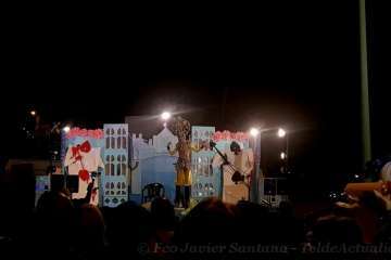Drag Arush, reinona de las fiestas de Ayatima de Marzagán (Foto Francisco J. Santana)